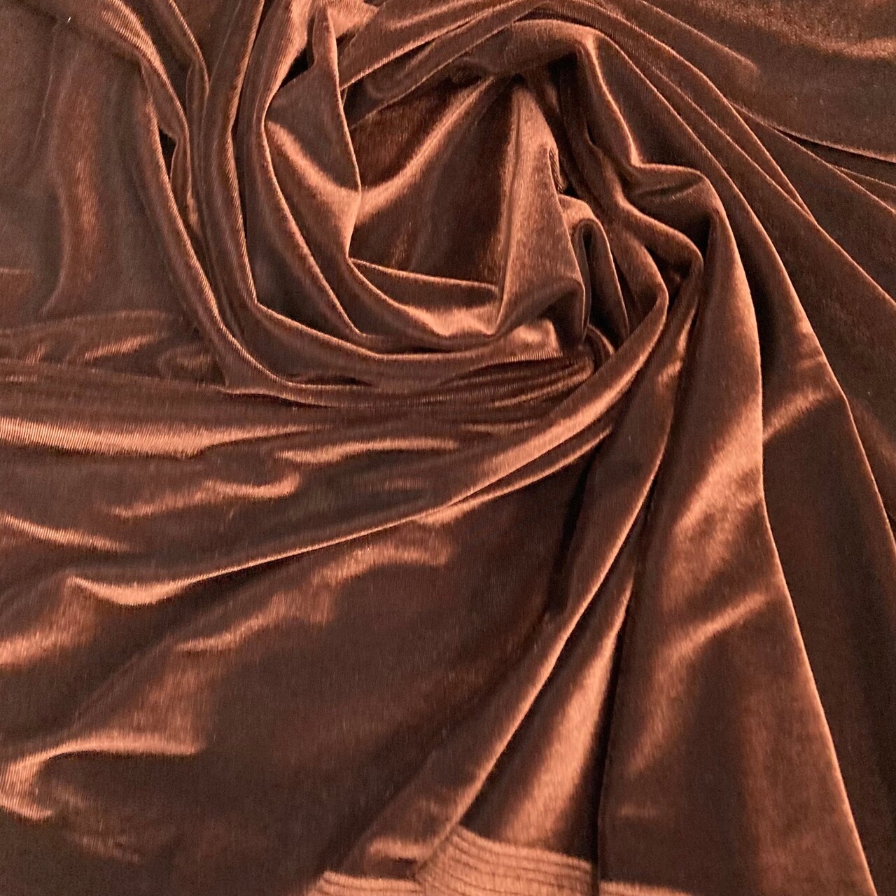 1 Yard Four Way Stretch Velvet Fabric 90 Percent Polyester 10 Percent Spandex 60 Inch Width